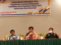 Focus Group Discussion Penyusunan Panduan Penelitian dan Pengabdian Kepada Masyarakat Universitas Sam Ratulangi Tahun 2024