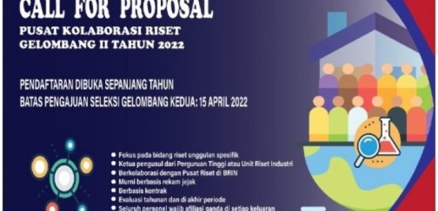 Call for Proposal Program Pusat Kolaborasi Riset
